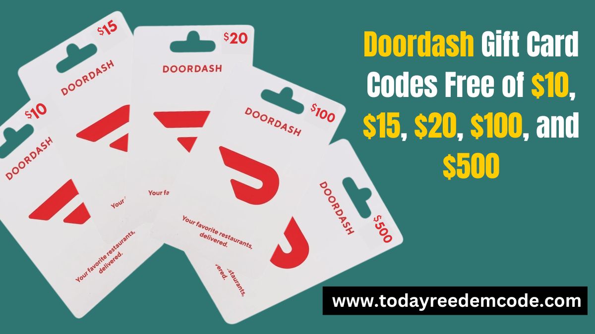 Doordash Gift Card Codes Free