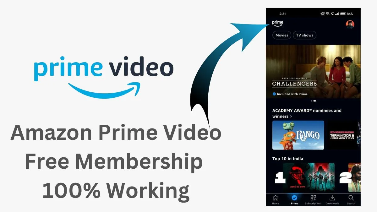 Amazon Prime Video Free Membership