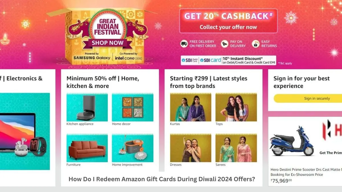 How Do I Redeem Amazon Gift Cards During Diwali 2024 Offers