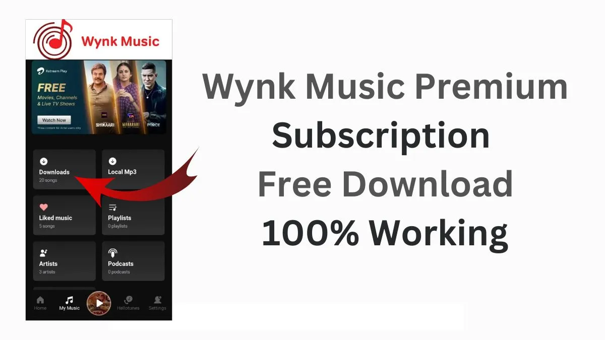 Wynk Music Premium Subscription Free